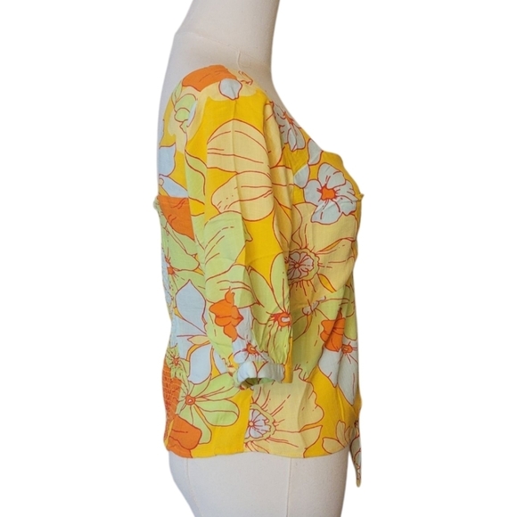 NWT Modcloth Seaside Cottage Crop Top - Picture 2 of 4